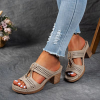Isabella- Jewel Mule Sandals