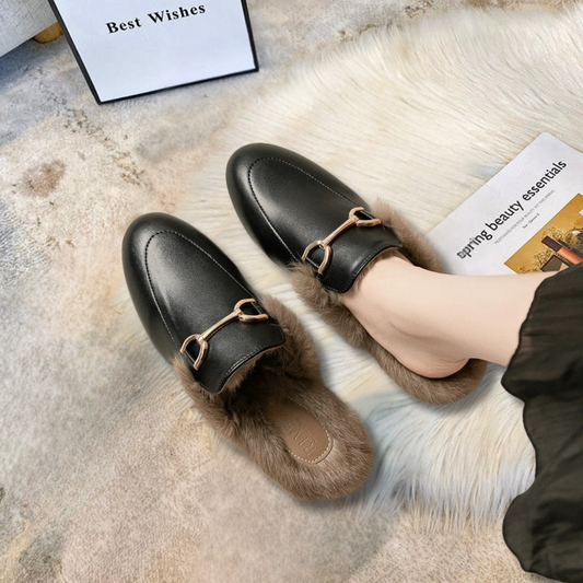 Yara - Fluffy Loafers