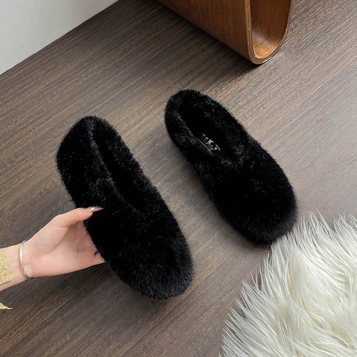 Luna - Leopard Print Cozy Moccasins