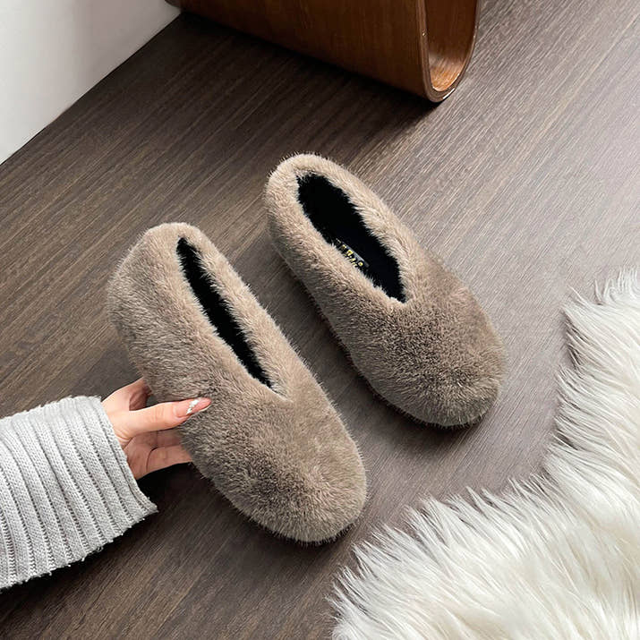 Luna - Leopard Print Cozy Moccasins