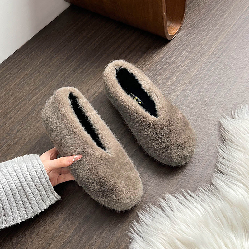 Luna - Leopard Print Cozy Moccasins