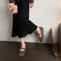 Ella - Cozy Ballerina Winter Flats