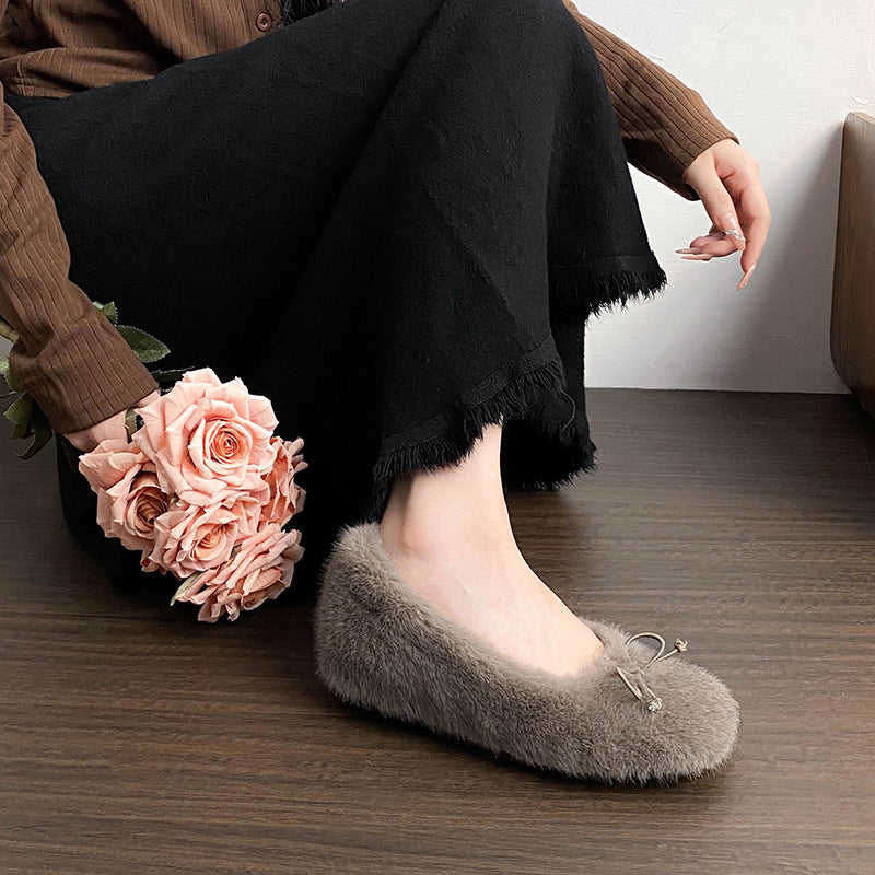 Aria - Leopard Print Ballerina Flats