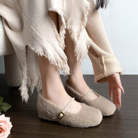 Sofia - Cozy Faux Fur Ballerina Shoes