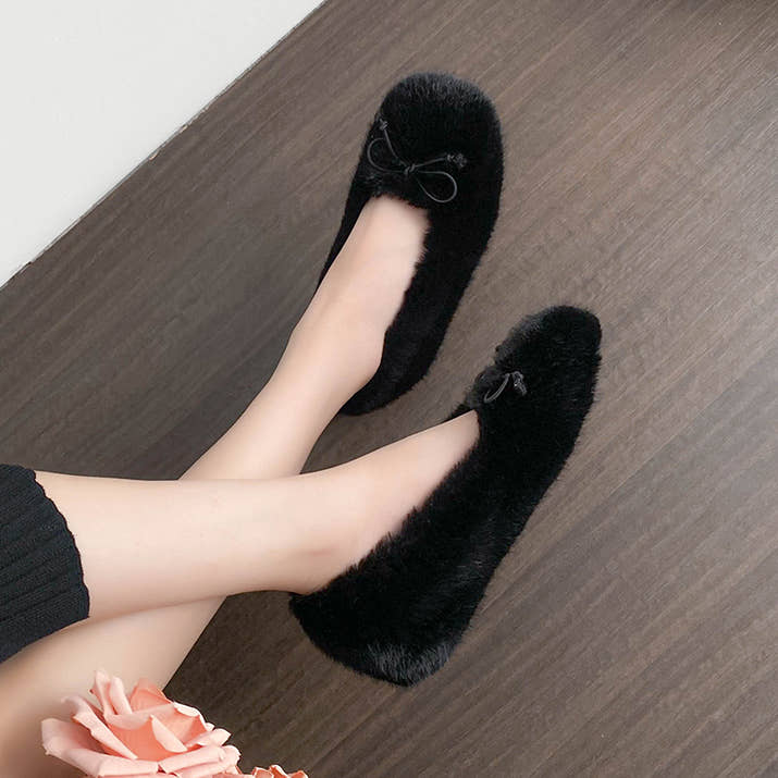 Aria - Leopard Print Ballerina Flats