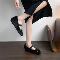 Ella - Cozy Ballerina Winter Flats