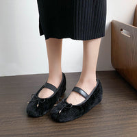 Ella - Cozy Ballerina Winter Flats