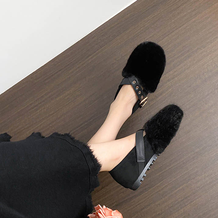 Camila - Modern Cozy Strap Flats