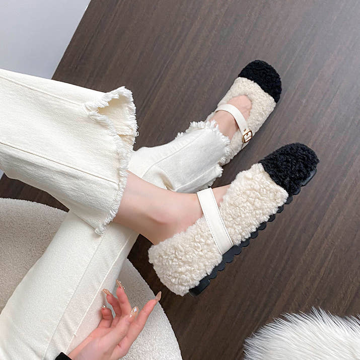 Colette - Parisian Chic Faux Fur Shoes