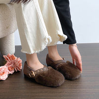 Camila - Modern Cozy Strap Flats