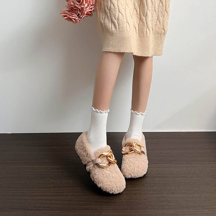 Bianca - Plush Faux Fur Cozy Shoes
