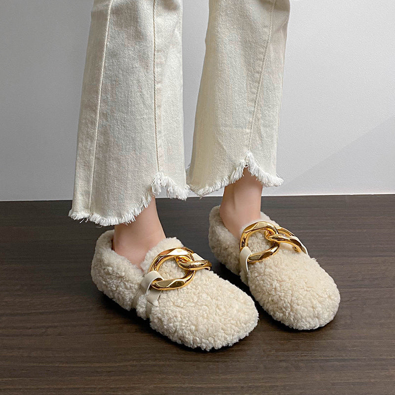 Bianca - Plush Faux Fur Cozy Shoes