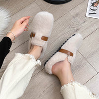 Claudia - Timeless Faux Fur Mules