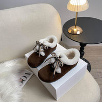 Hannah - Rustic Lace-Up Winter Shoes