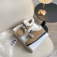 Hannah - Rustic Lace-Up Winter Shoes
