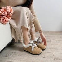 Hannah - Rustic Lace-Up Winter Shoes