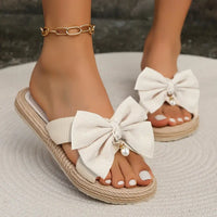 Sofia- Bow Slide Sandals