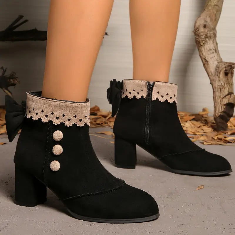 Aria- Vintage Ankle Boots