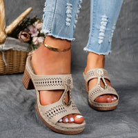 Isabella- Jewel Mule Sandals
