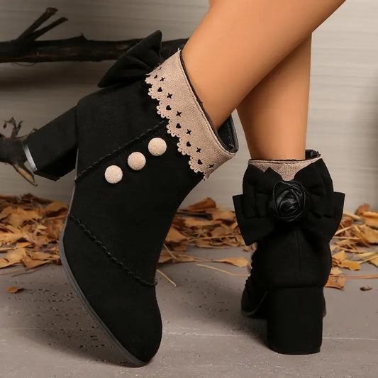 Aria- Vintage Ankle Boots