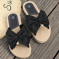 Sofia- Bow Slide Sandals