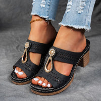 Isabella- Jewel Mule Sandals