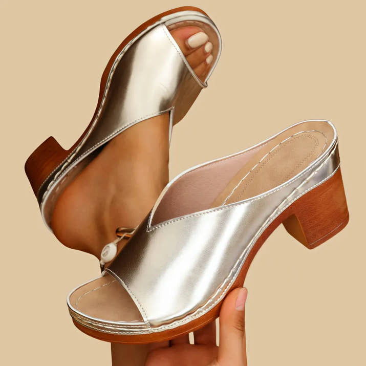 Veronica- Leather Orthopedic Sandals