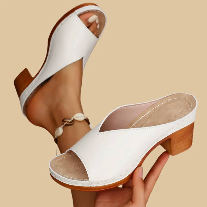Veronica- Leather Orthopedic Sandals