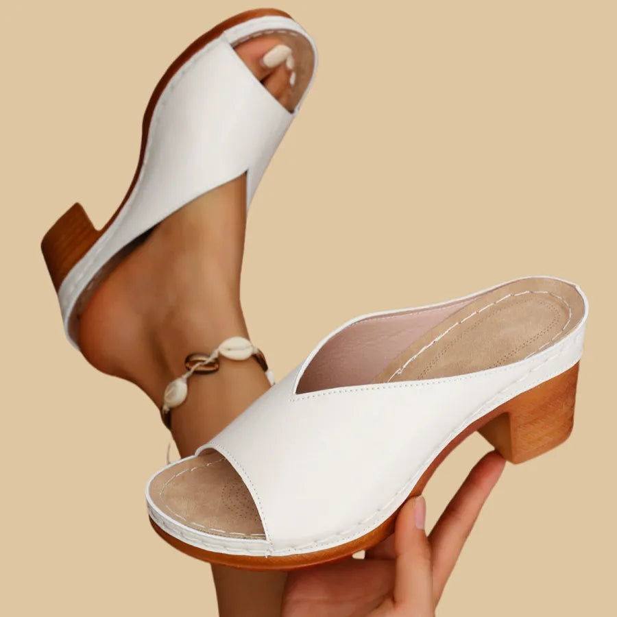 Veronica- Leather Orthopedic Sandals