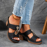 Isabella- Jewel Mule Sandals