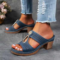 Isabella- Jewel Mule Sandals
