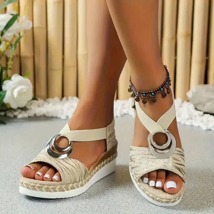 Amelia- Espadrille Wedge Sandals