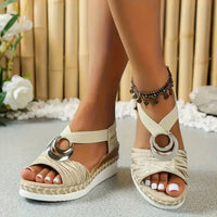 Amelia- Espadrille Wedge Sandals