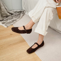 Clara – Cozy Mary Jane Flats