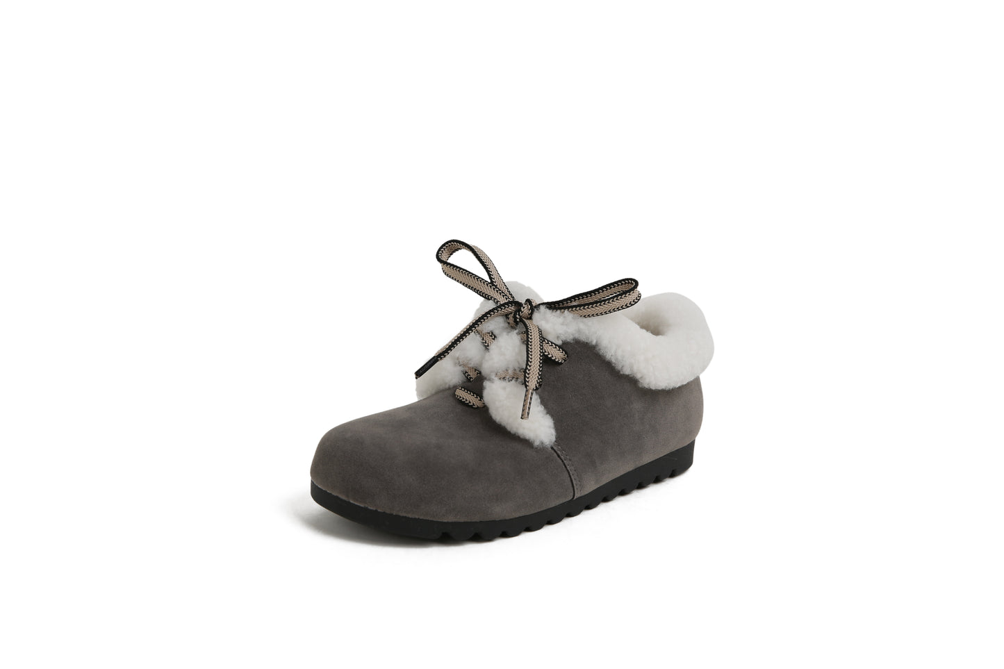 Hannah - Rustic Lace-Up Winter Shoes