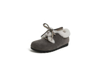 Hannah - Rustic Lace-Up Winter Shoes