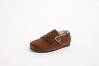 Mara - Vintage Buckle Winter Loafers