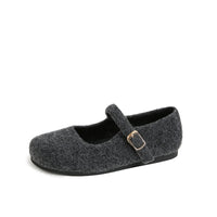 Flora - Elegant Warm Mary Jane Flats