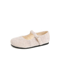 Flora - Elegant Warm Mary Jane Flats