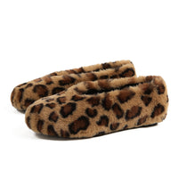 Luna - Leopard Print Cozy Moccasins