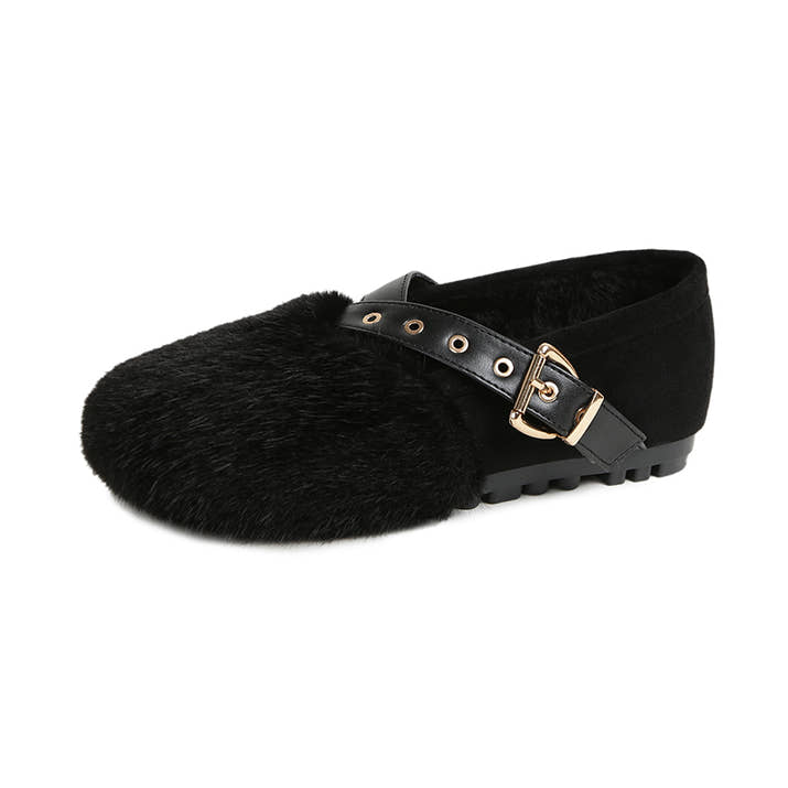 Camila - Modern Cozy Strap Flats