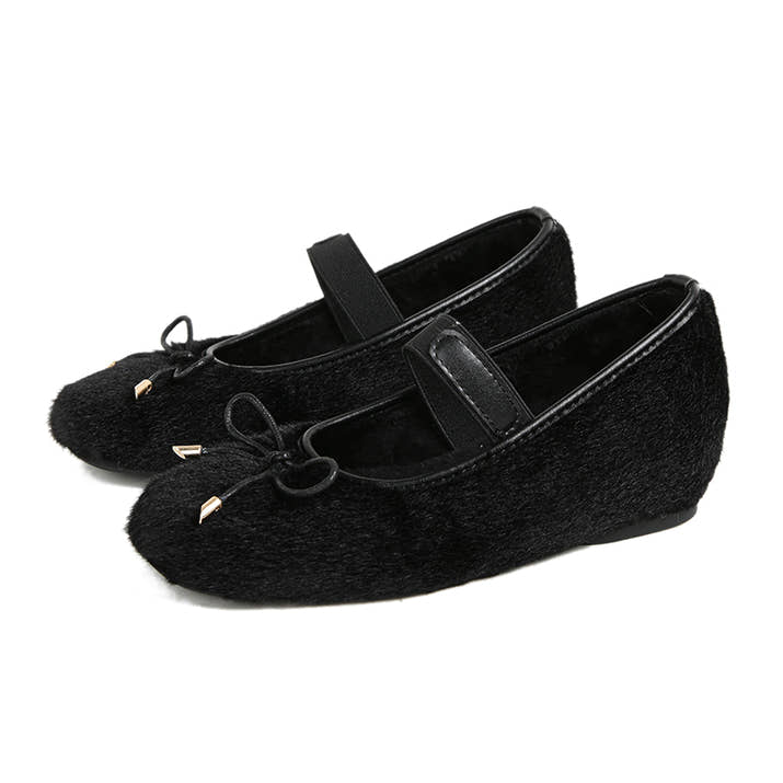 Ella - Cozy Ballerina Winter Flats
