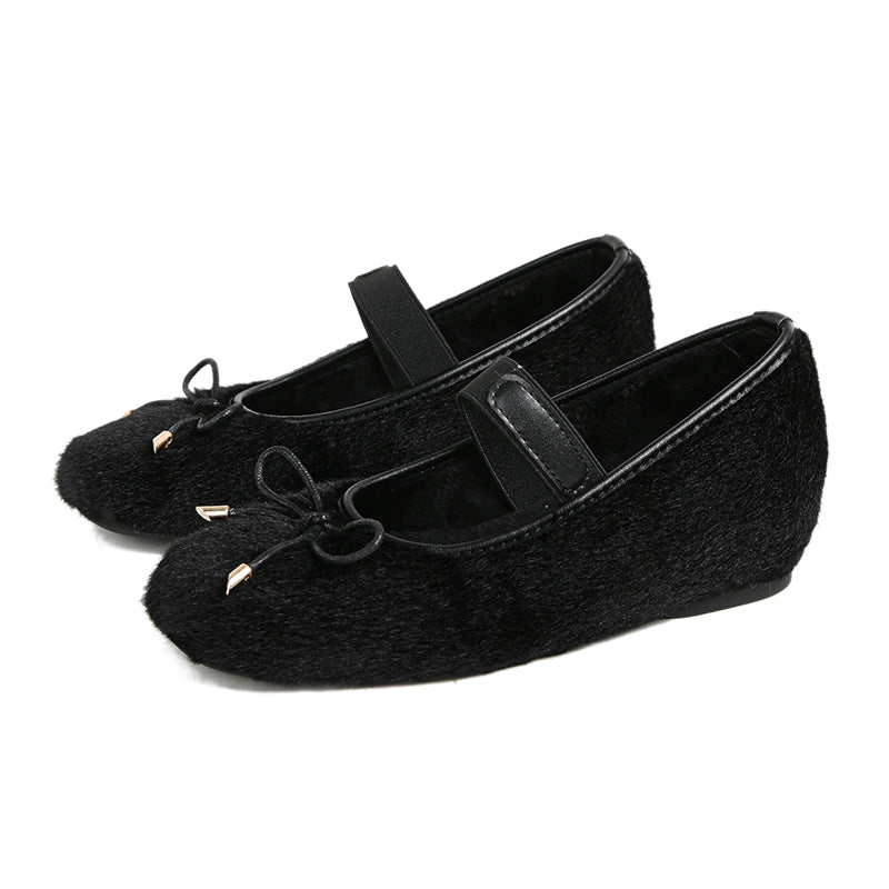 Ella - Cozy Ballerina Winter Flats