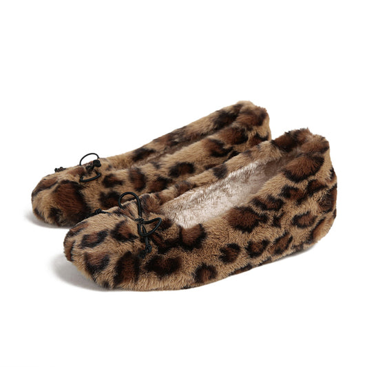 Aria - Leopard Print Ballerina Flats