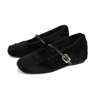 Sofia - Cozy Faux Fur Ballerina Shoes