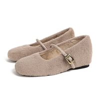 Sofia - Cozy Faux Fur Ballerina Shoes