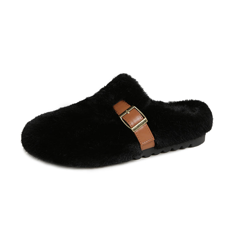 Claudia - Timeless Faux Fur Mules
