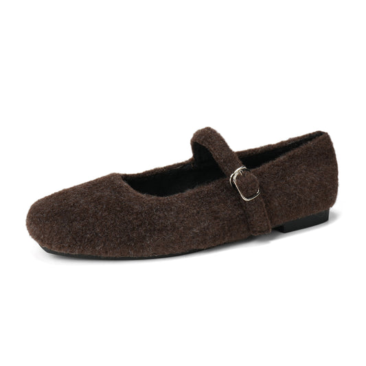 Clara – Cozy Mary Jane Flats