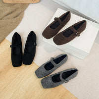 Clara – Cozy Mary Jane Flats