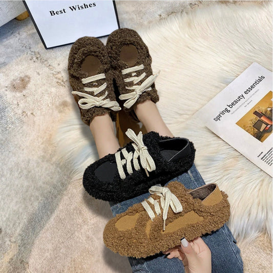 Gianna- Comfy Chic Fur Loafers